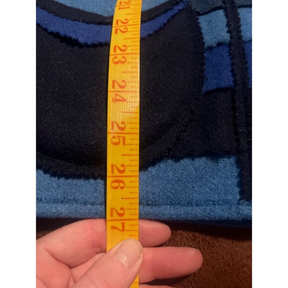 Parsley & Sage Boho Womens Floral Embroidered Jacket L Blue Cotton Wool Blend - Picture 7 of 9